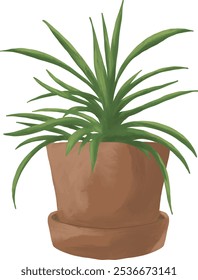 sukkulente pflanzliche botanische Malerei Illustration