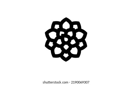 succulent vector icon simple black and white background eps 8 perfect pixel