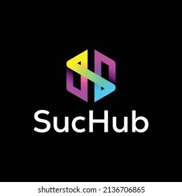 Suchub modern logo branding template