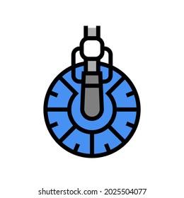 suction cleaner pool color icon vector. suction cleaner pool sign. isolated symbol illustration