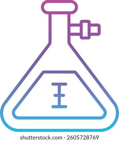 Suction Flask vector icon. Can be used for printing, mobile and web applications.