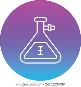 Suction Flask vector icon. Can be used for printing, mobile and web applications.