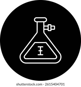 Suction Flask vector icon. Can be used for printing, mobile and web applications.