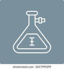 Suction Flask vector icon. Can be used for printing, mobile and web applications.