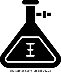 Suction Flask vector icon. Can be used for printing, mobile and web applications.