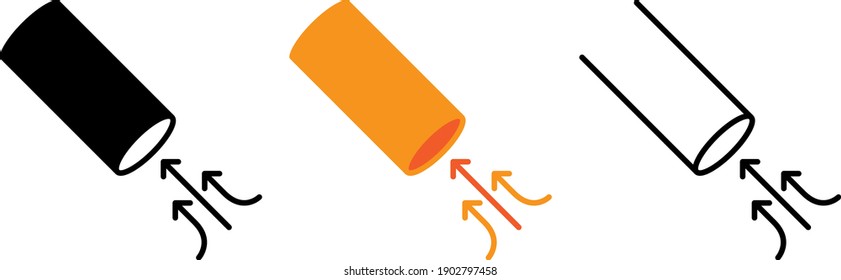 Suction icon , vector illustration