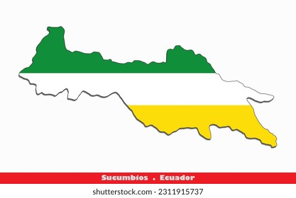 Sucumbios Flag - Provinces of Ecuador
