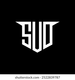 SUD letter logo design with white background in illustrator, vector logo modern alphabet font overlap style, calligraphy designs for logo, Poster, Invitation, etc.