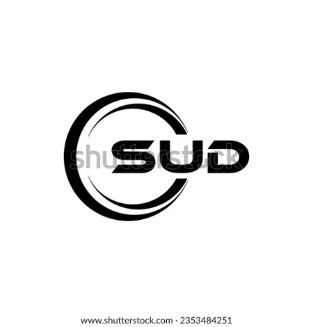 SUD Logo Design, Inspiration for a Unique Identity. Modern Elegance and Creative Design. Watermark Your Success with the Striking this Logo.