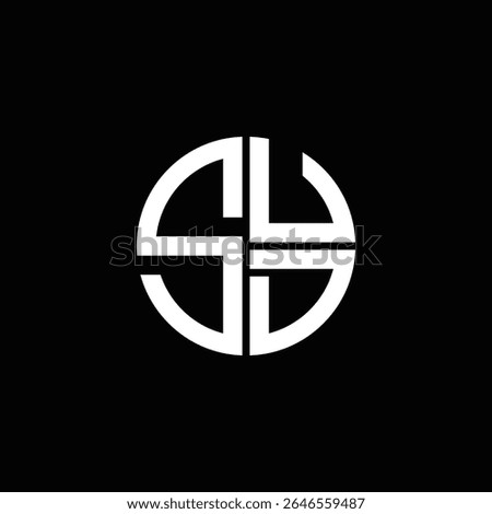 SUD logo SUD icon SUD monogram SUD letter minimalist Circle flat Unique modern abstract logo design.

