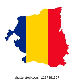 Südwestliche Entwicklungsregion Karte, Region Rumänien. Vektorgrafik.