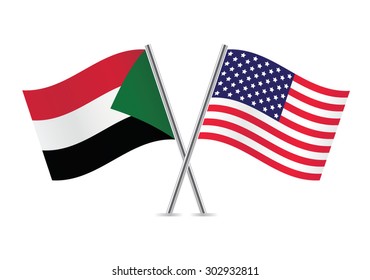 United Arab Emirates America Crossed Flags Stock Vector (Royalty Free ...