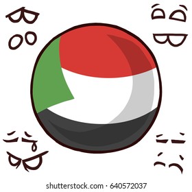 Sudan country ball