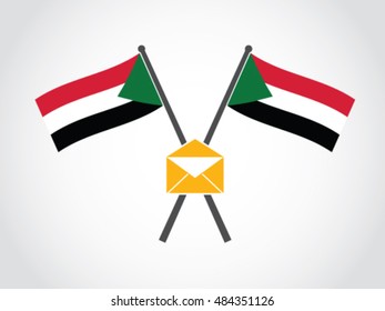 Sudan Emblem Formal Mail