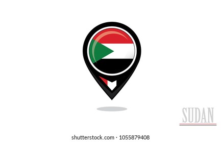 sudan flag and center