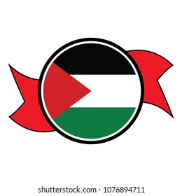 Sudan flag in glossy round button of icon. flag logo of Sudan emblem isolated on white background, Sudan national concept sign, Vector illustration.