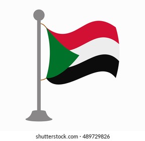 sudan flag mast