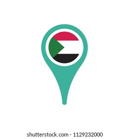 Sudan flag pointer 