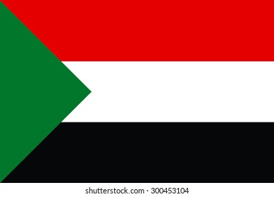 Sudan flag vector