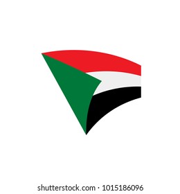 Sudan flag, vector illustration