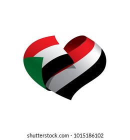 Sudan flag, vector illustration