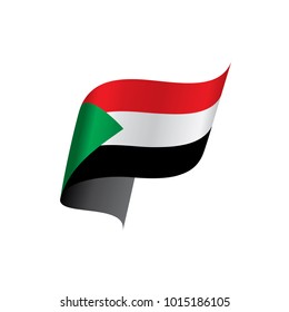 Sudan flag, vector illustration
