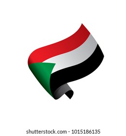 Sudan flag, vector illustration