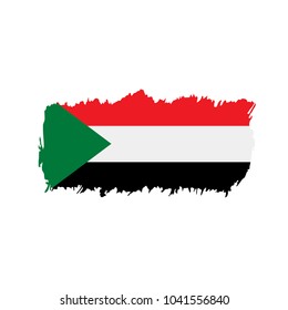 Sudan flag, vector illustration