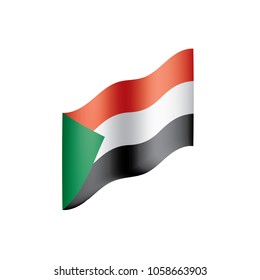 Sudan flag, vector illustration