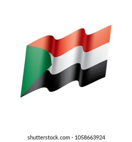Sudan flag, vector illustration