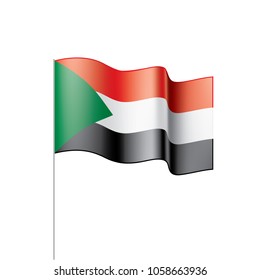 Sudan flag, vector illustration