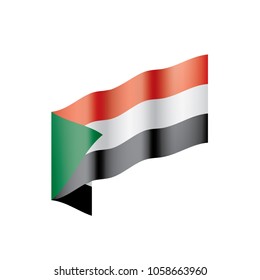 Sudan flag, vector illustration