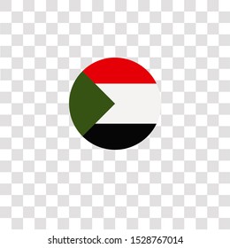 sudan icon sign and symbol. sudan color icon for website design and mobile app development. Simple Element from countrys flags collection for mobile concept and web apps icon.