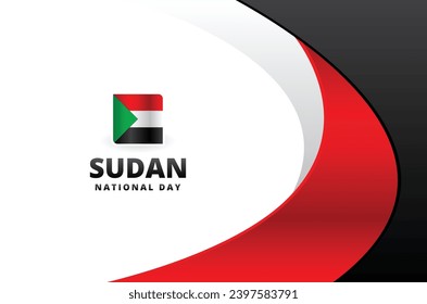 Sudan National Day Vector Design Illustration