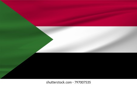 Sudan national flag
