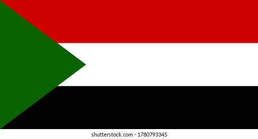Sudan national flag graphics design. Travel backgrounds and signs.