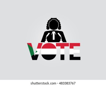 Sudan Podium Judge Vote