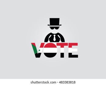 Sudan Podium Mafia Politician Vote