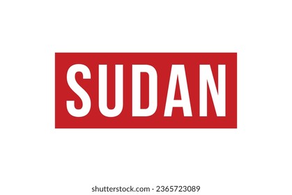 Vector de sellos de goma de Sudán