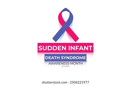 Sudden infant death syndrome awareness month. background, banner, card, poster, template. Vector illustration.