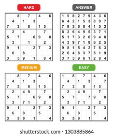 Sudoku with the answer vector set 02