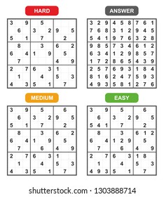Sudoku with the answer vector set 03