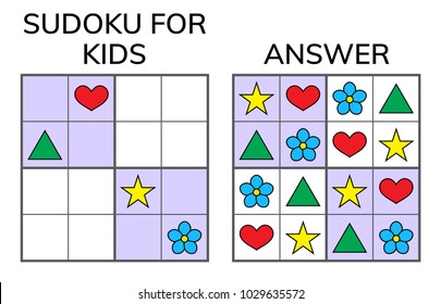 Sudoku. Kids And Adult Mathematical Mosaic. Magic Square. Logic Puzzle Game. Digital Rebus. Vector Illustration