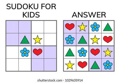 Sudoku. Kids And Adult Mathematical Mosaic. Magic Square. Logic Puzzle Game. Digital Rebus. Vector Illustration