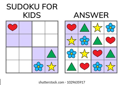 Sudoku. Kids And Adult Mathematical Mosaic. Magic Square. Logic Puzzle Game. Digital Rebus. Vector Illustration