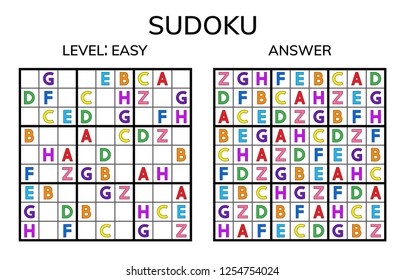 Sudoku. Kids and adult mathematical mosaic. Magic square. Logic puzzle game. Digital rebus. Vector illustration