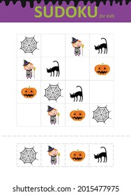 Sudoku for kids. Sudoku. Children's puzzles. Educational game for children.