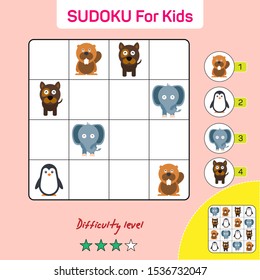 Sudoku For kids - Cute animal