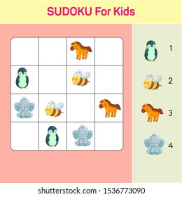 Sudoku For kids - Cute animal