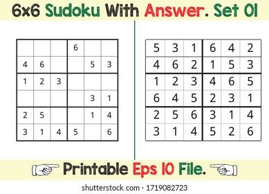 Sudoku Puzzle Games Easy to Hard with Answer Set 01